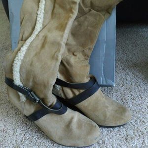 STUDIO PAOLO WEDGE KNEE HIGH BOOTS